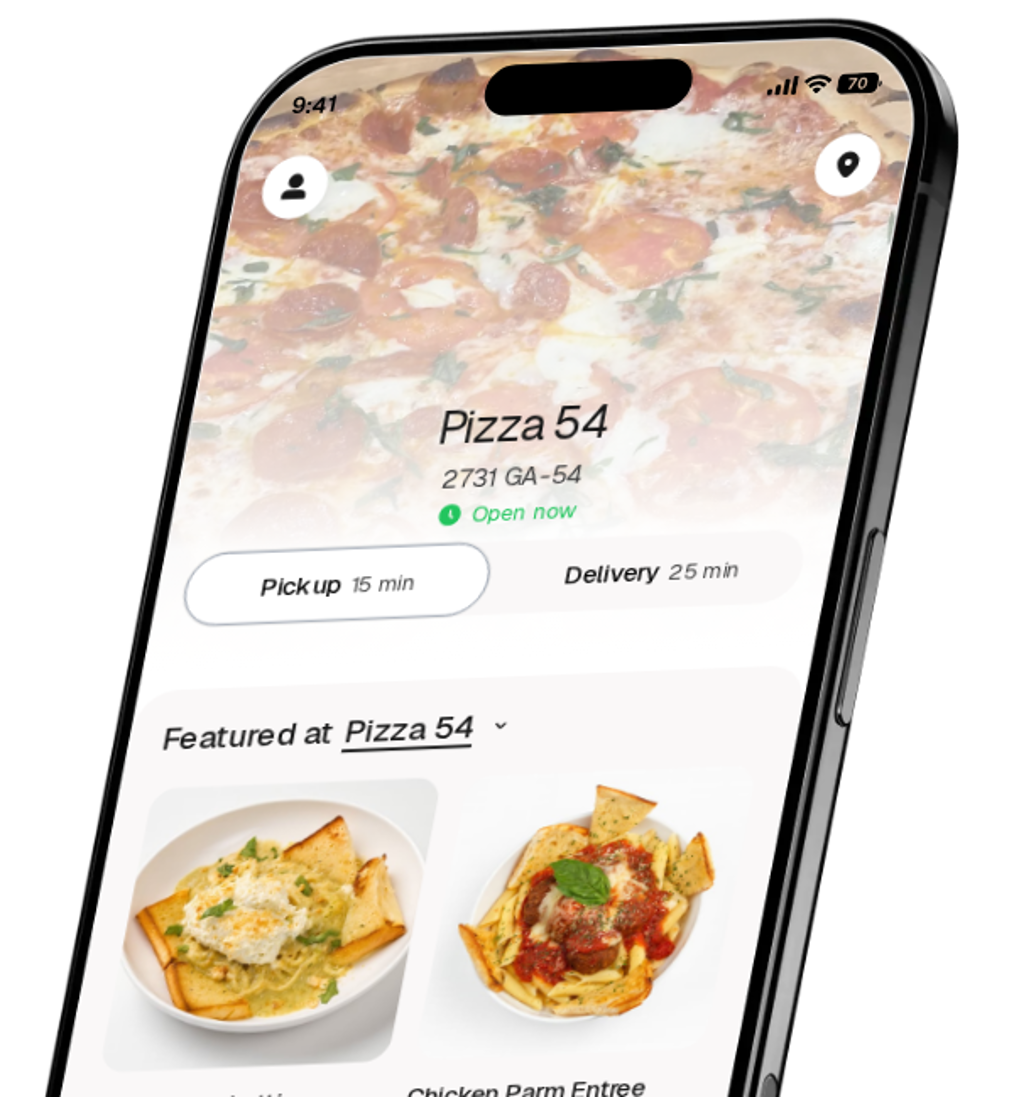 Pizza 54 app preview